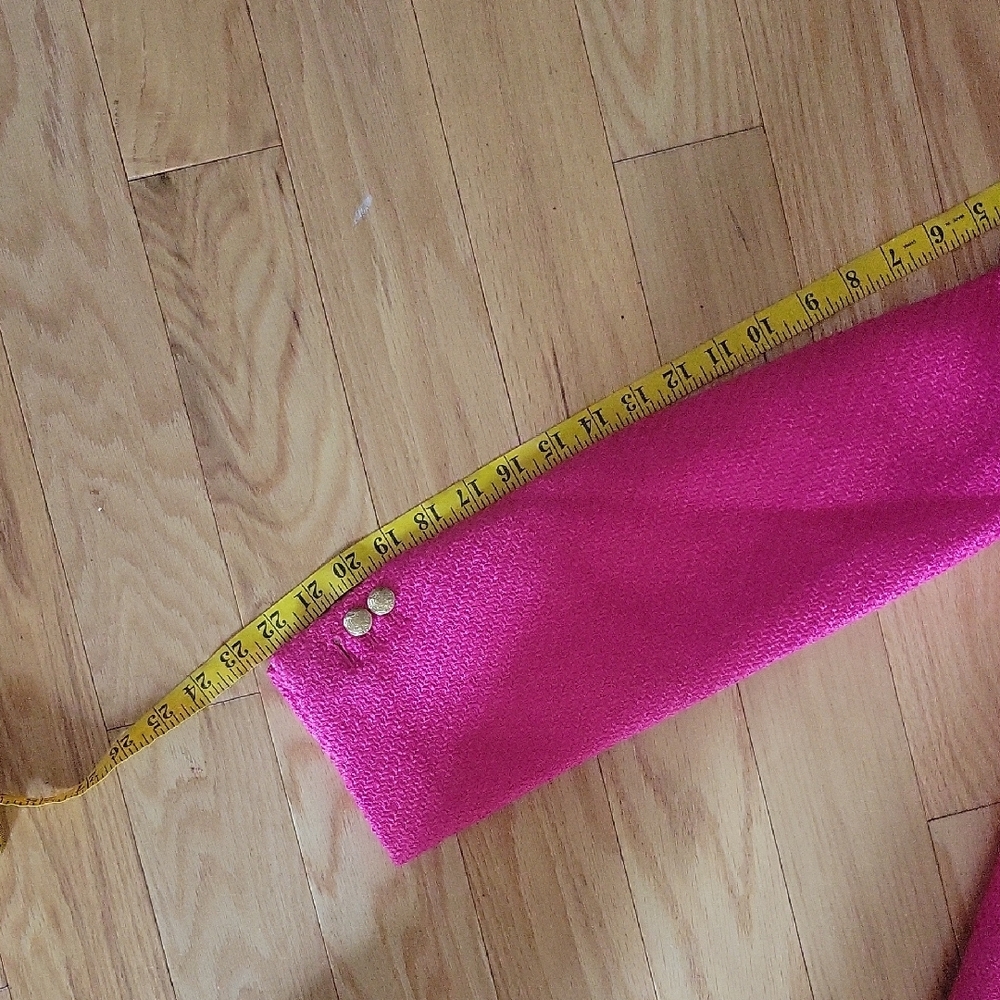 J. Crew Factory Schoolboy Tweed Blazer In Sweet Fuchsia - Picture 12 of 16